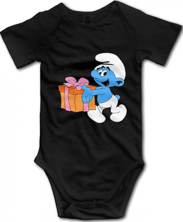 Baju bayi dengan gambar karakter kartun favorit